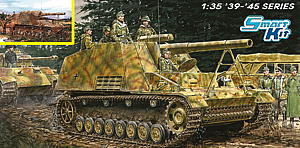 1/35 WW.II ドイツ軍 Sd.Kfz.165 フンメル初期生産型/後期生産型 2in1 アルミ砲身＆マジックトラック付属