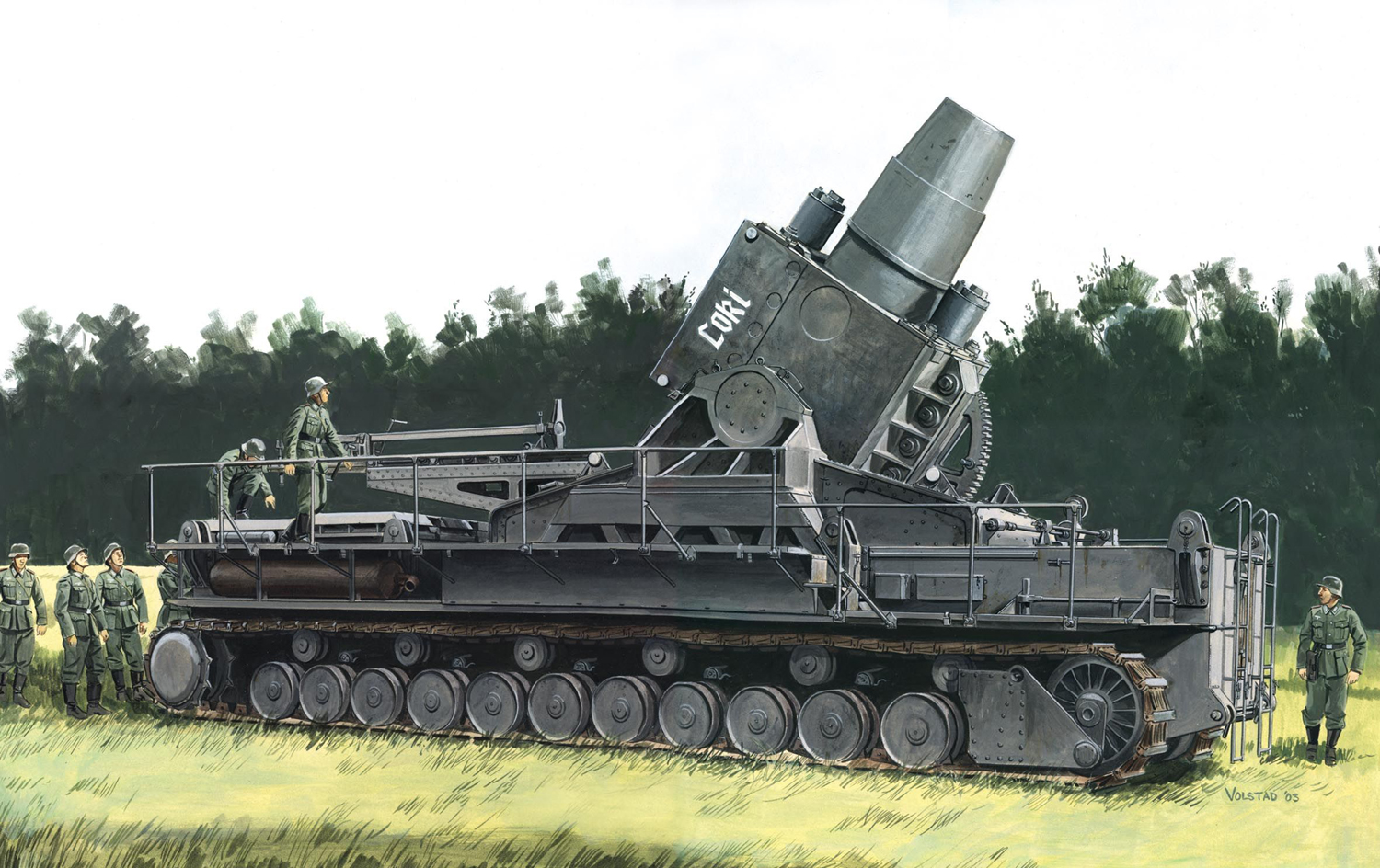 1/35 WW.II ドイツ軍 自走重臼砲カール 60cm 臼砲ゲレート 040 / 54cm 臼砲ゲレート 041（4 in1