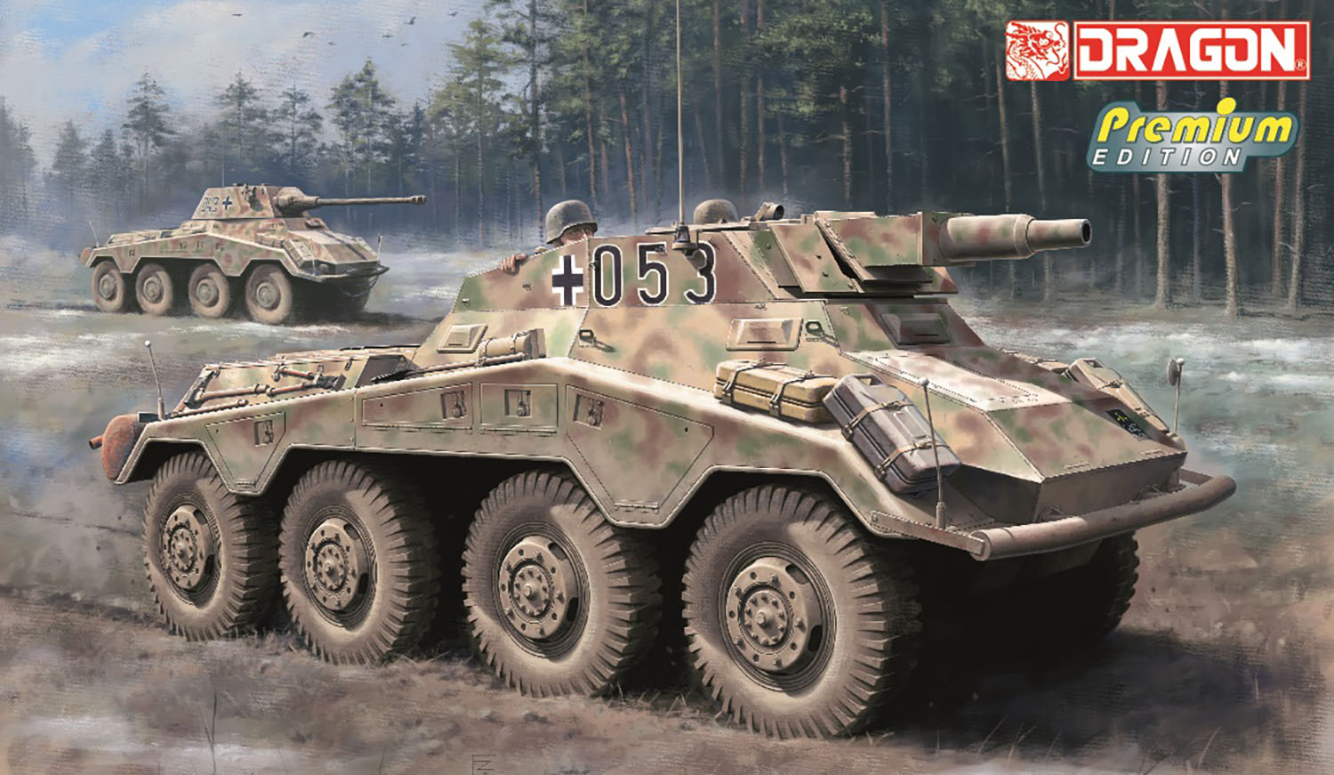 【予約する】　1/35 WW.II ドイツ軍 8輪重装甲車 Sd.Kfz.234/3 7.5cmKwK短砲身搭載型 アルミ砲身/