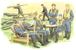 1/48 WW.II ドイツ空軍 パイロット&整備兵フィギュアセット "バトル・オブ・ブリテン"