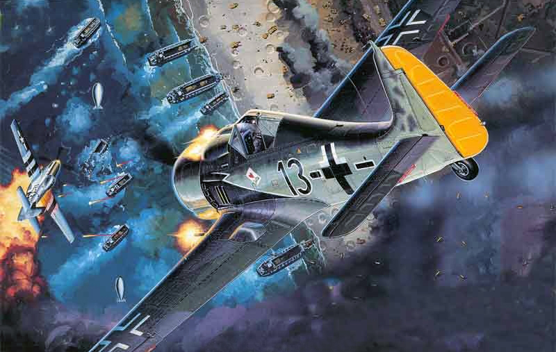 1/48 WW.II ドイツ空軍 Fw190 A-8 - ウインドウを閉じる