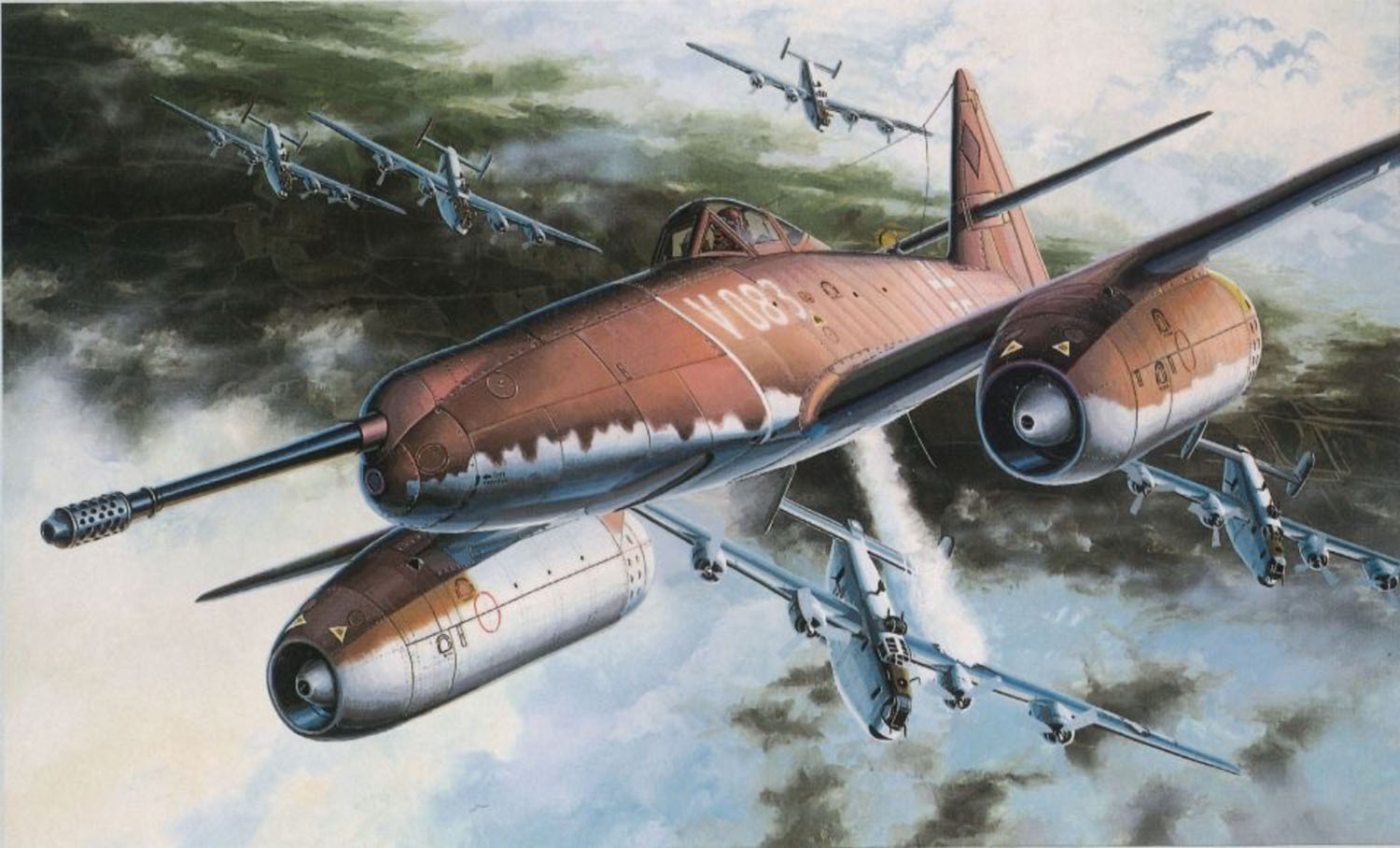 【予約する】　1/48 メッサーシュミットMe262A-1a/U-4 爆撃機/迎撃機