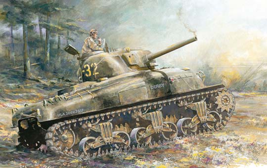 1/72 WW.II アメリカ軍 M4A1 シャーマン ノルマンディ - ウインドウを閉じる