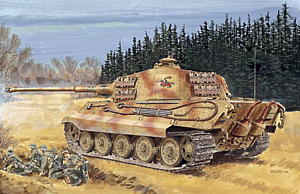 1/72 WW.II ドイツ軍 Sd.Kfz182 重戦車キングタイガー ヘンシェル砲塔
