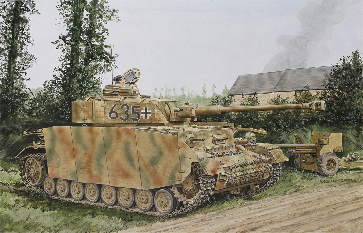 1/72 WW.II ドイツ軍 IV号戦車H型 中期生産型 - ウインドウを閉じる