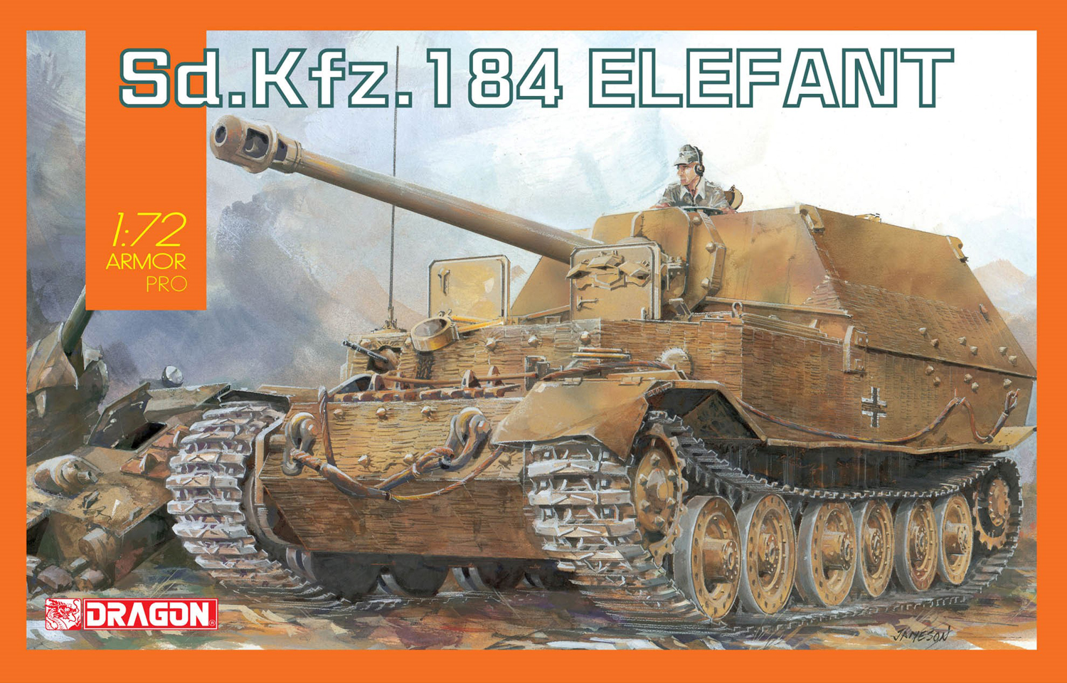 1/72 WW.II ドイツ軍 Sd.Kfz.184エレファント 重駆逐戦車 - ウインドウを閉じる