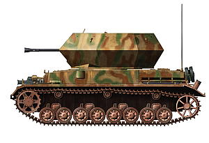 1/72 WW.II ドイツ軍 3.7cm Flak43 IV号対空戦車 オストヴィント - ウインドウを閉じる