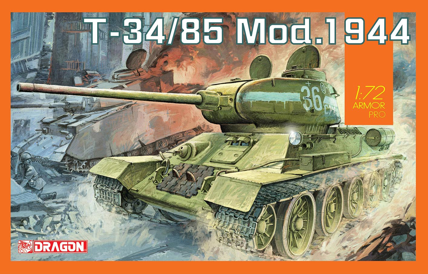 1/72 WW.II ソビエト軍 T-34/85 Mod.1944 - ウインドウを閉じる