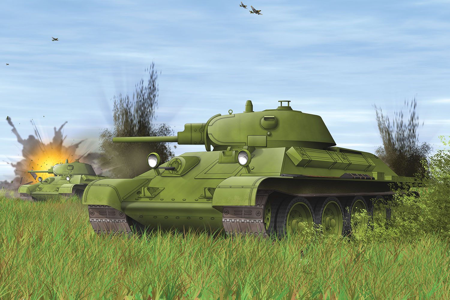 【予約する】　1/72 WW.II ソビエト軍 T-34/76 Mod.1940 - ウインドウを閉じる