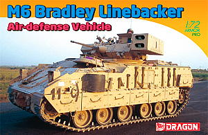 1/72 アメリカ軍 現用歩兵戦闘車M6 ブラッドレー ラインバッカー 防空車輌 - ウインドウを閉じる