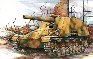 1/72 WW.II ドイツ軍 Sd.Kfz.165 フンメル初期生産型 NEOトラック付属 - ウインドウを閉じる