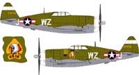 1/72　P-47D サンダーボルト 87th FS 78th FG “オーキー” - ウインドウを閉じる