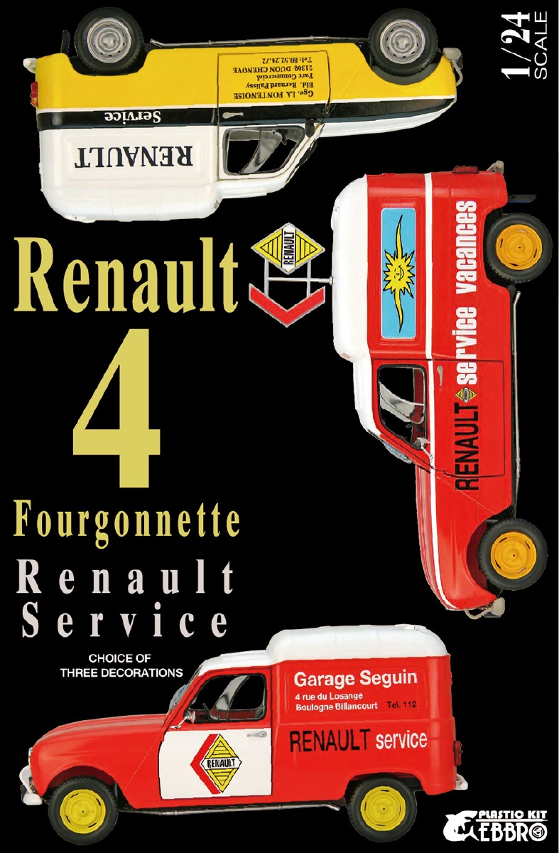 1/24 Renault 4 Fourgonnette Service Car