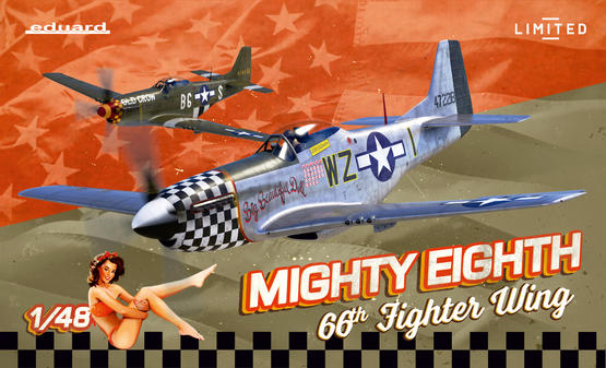 1/48 ｢マイティ・エイト：第66戦闘航空団｣ P-51D リミテッドエディション - ウインドウを閉じる