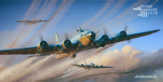 【予約する】　1/48 「血の第100爆撃大隊 1943年」 B-17F リミテッドエディション
