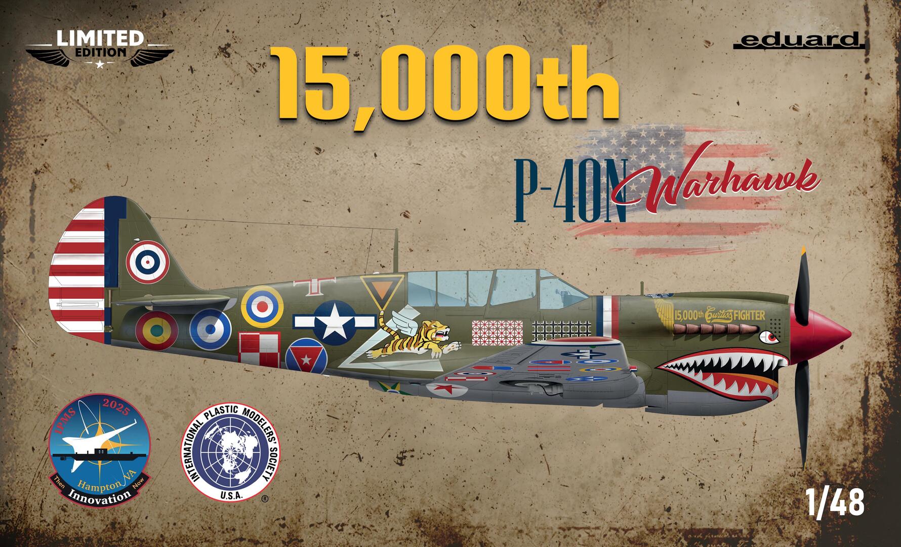 【予約する】　1/48 P-40N ウォーホーク 15,000機記念塗装 リミテッドエディション
