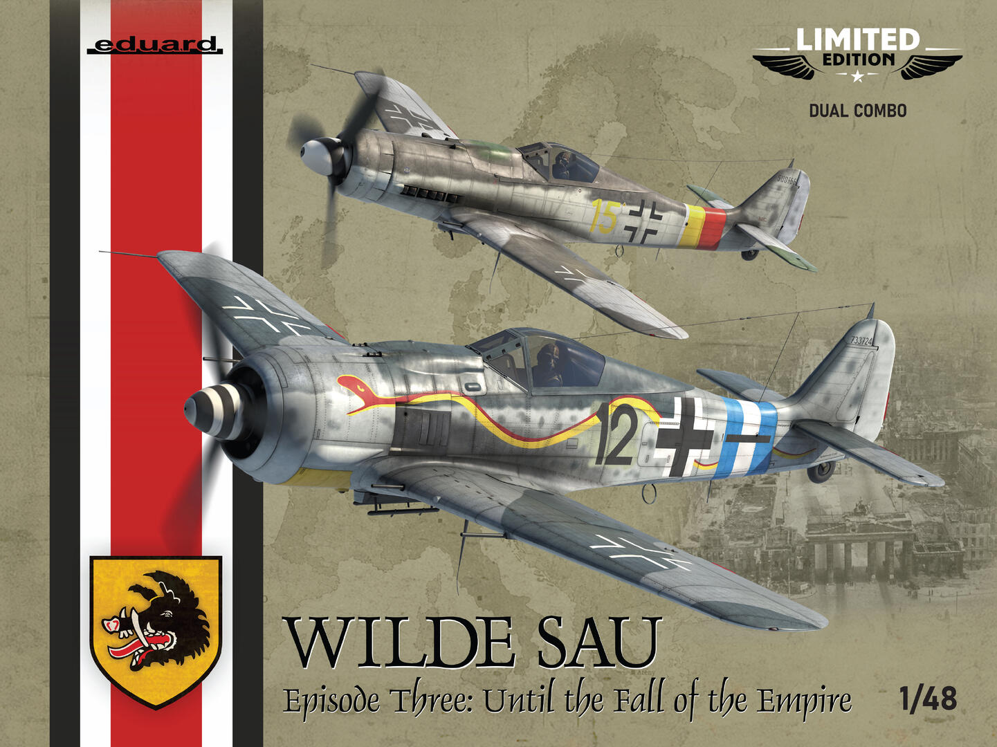 1/48 ヴィルデザウ エピソード3： 第三帝国の崩壊前 Fw190A-8 & Fw190D-9 デュアルコンボ リミテッドエデ