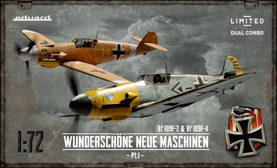 1/72 ｢美しく新しいマシーン パート1｣ Bf109F デュアルコンボ リミテッドエディション - ウインドウを閉じる