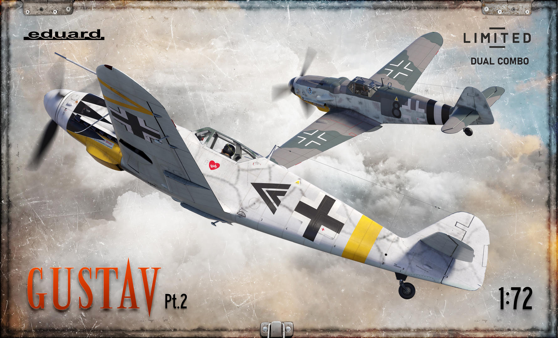 1/72 ｢グスタフ パートⅡ｣ Bf109G-6(後期)/14 デュアルコンボ リミテッドエディション - ウインドウを閉じる