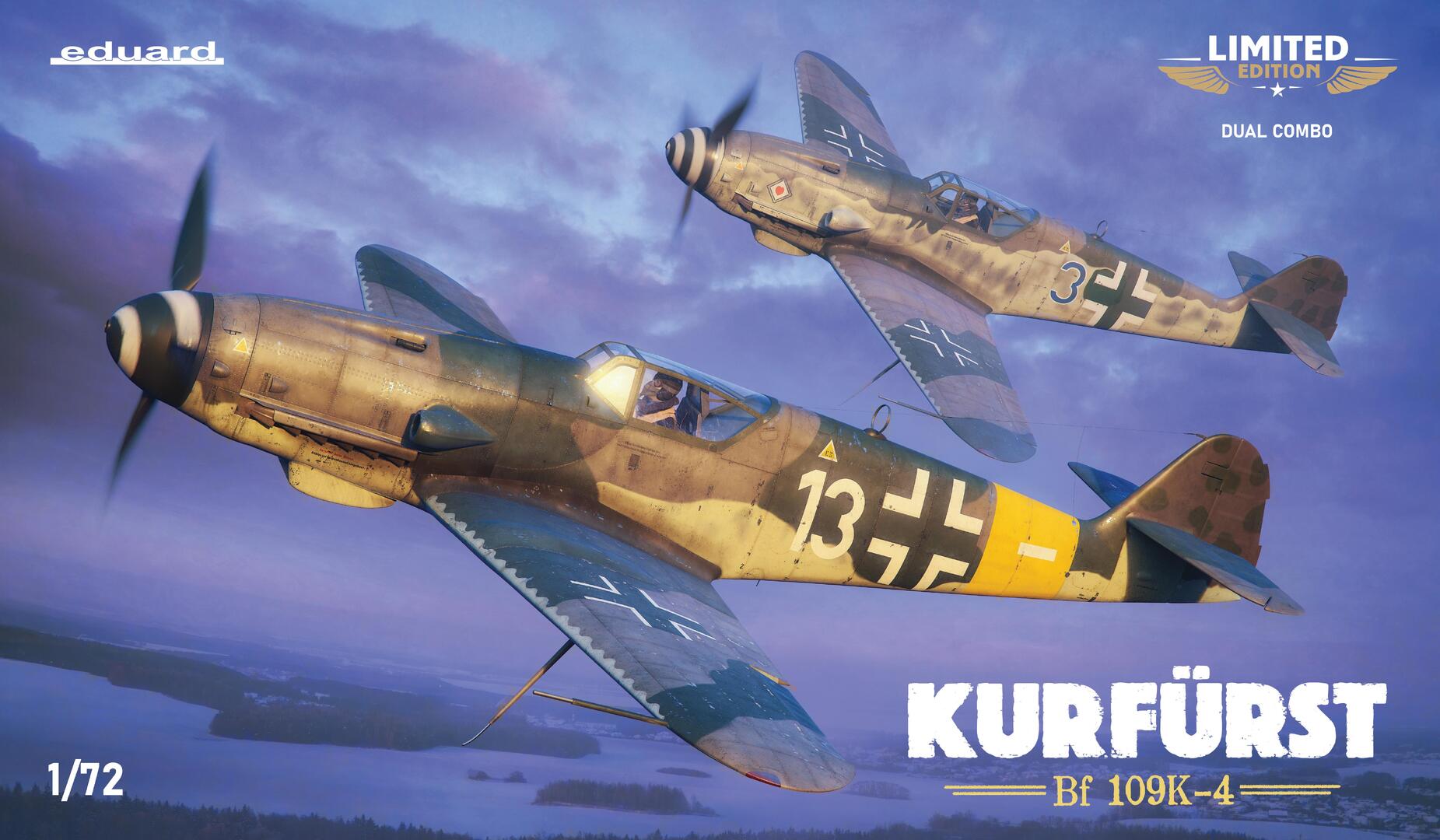 1/72 クーアフュルスト Bf109K デュアルコンボ リミテッドエディション