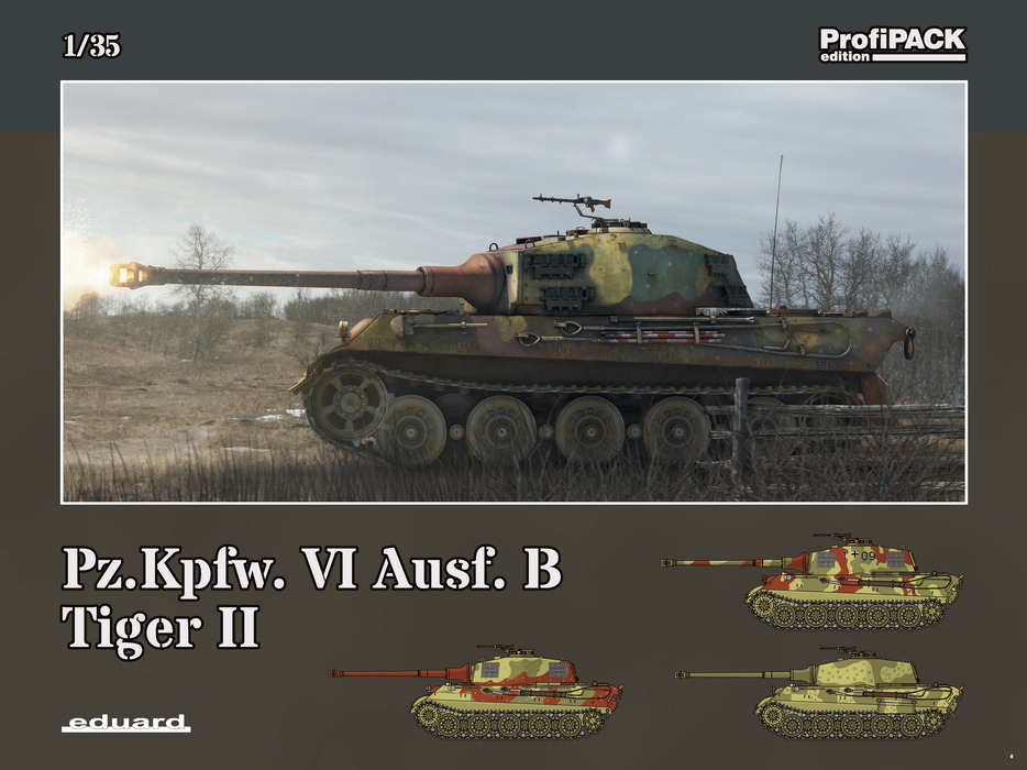 1/35　Pz.Kpfw.VI Ausf.B キングタイガー・ヘンシェル砲塔（プロフィパック）