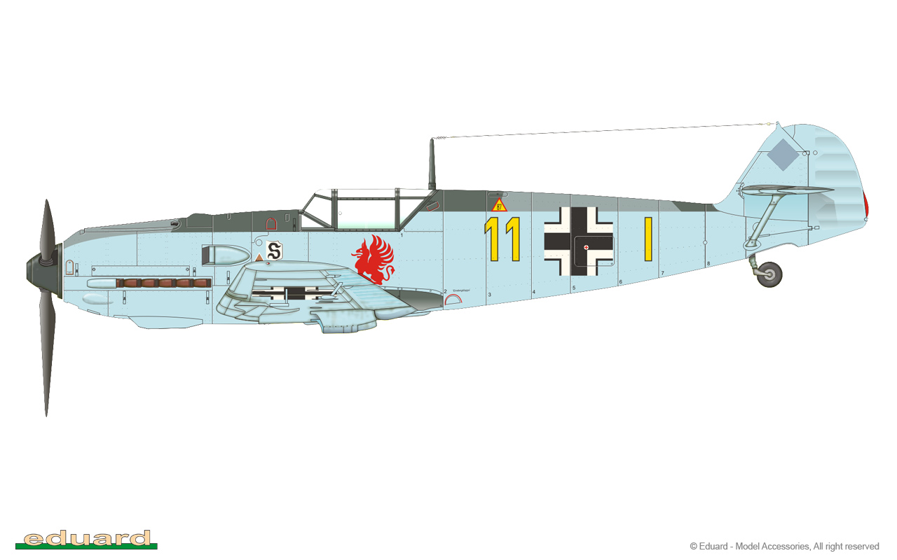 1/48 メッサーシュミット Bf 109E-1 ProfiPACK edition - ウインドウを閉じる