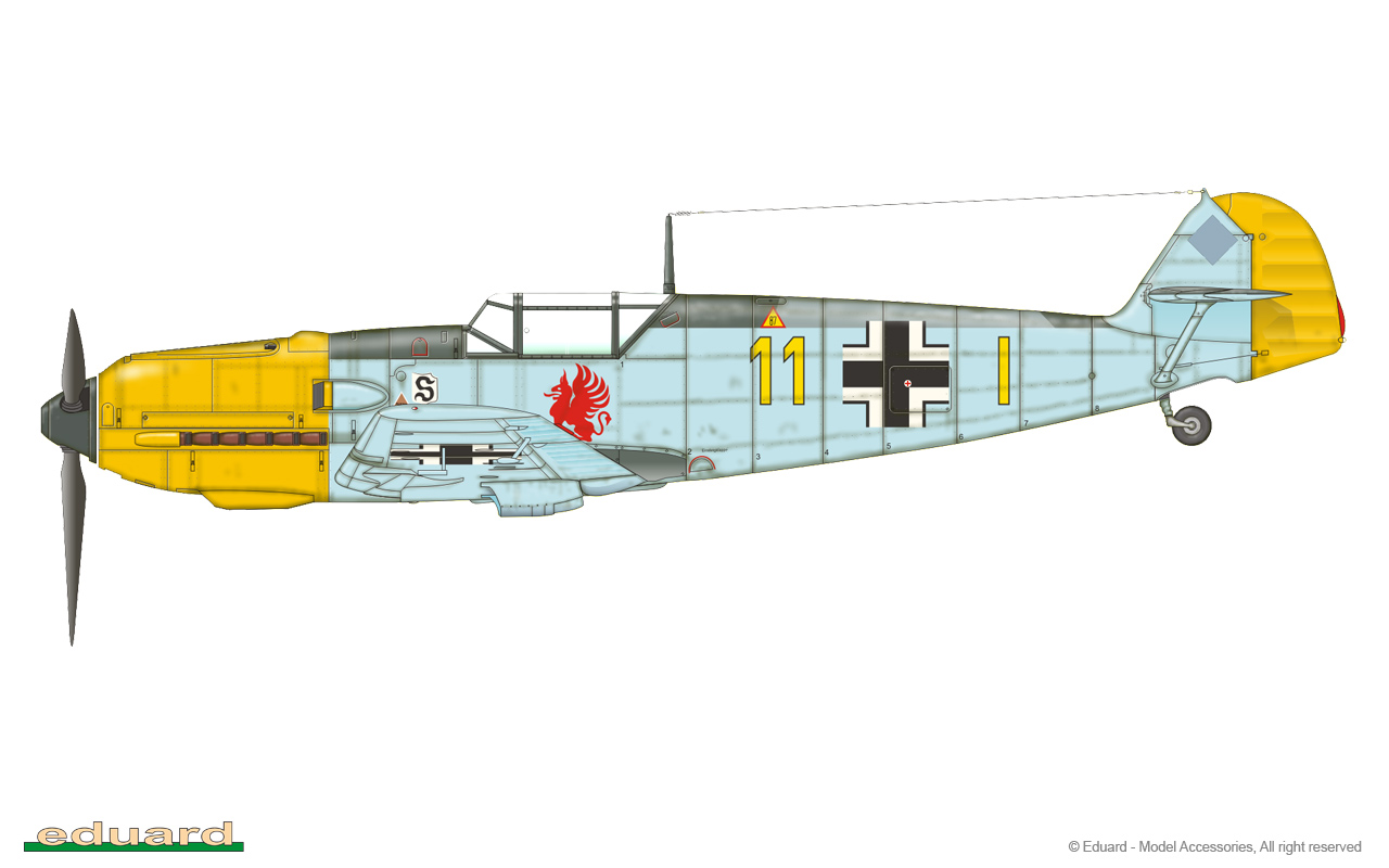 1/48 メッサーシュミット Bf 109E-1 ProfiPACK edition - ウインドウを閉じる