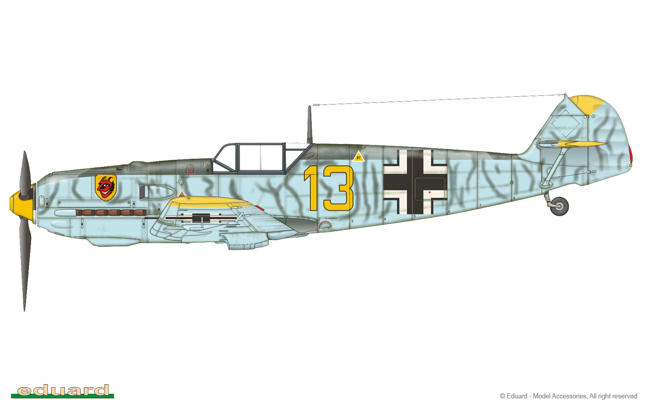 1/48　メッサーシュミット Bf109E4 プロフィパック - ウインドウを閉じる
