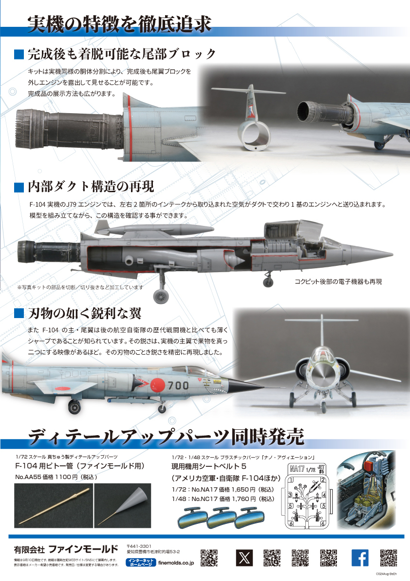 1/72　航空自衛隊 F-104J 戦闘機 “栄光”
