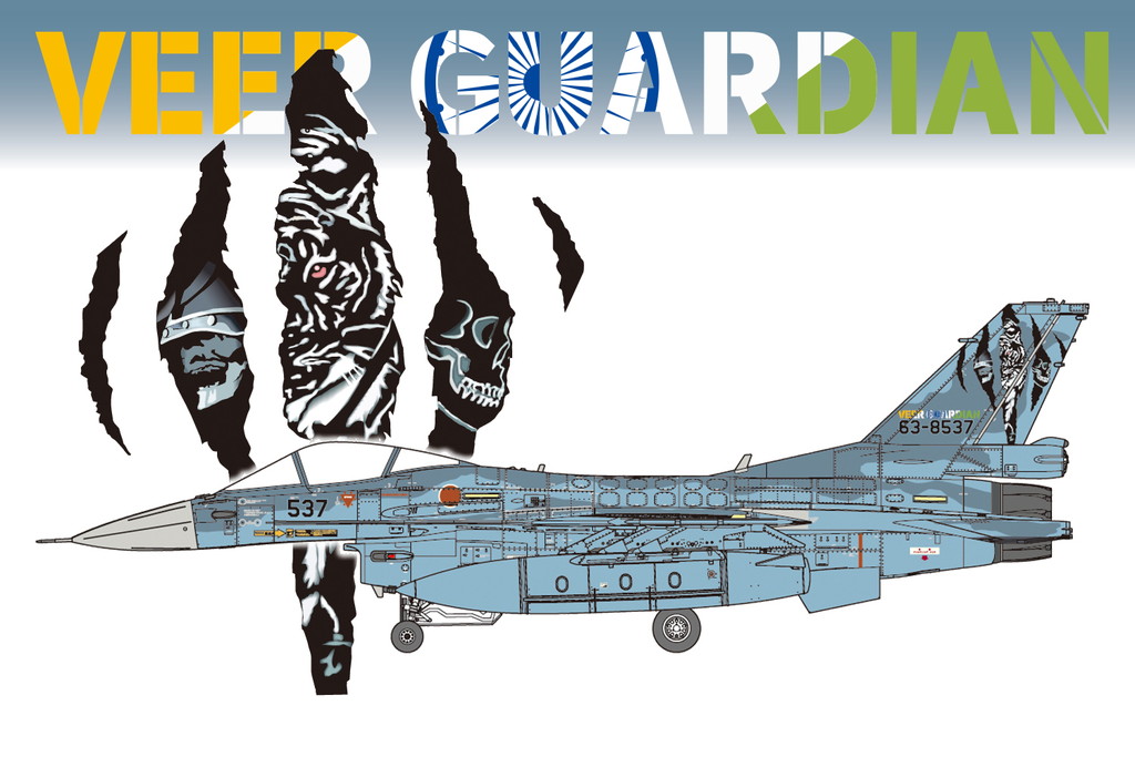 1/72　航空自衛隊 F-2A 戦闘機 “ヴィーア・ガーディアン23” - ウインドウを閉じる