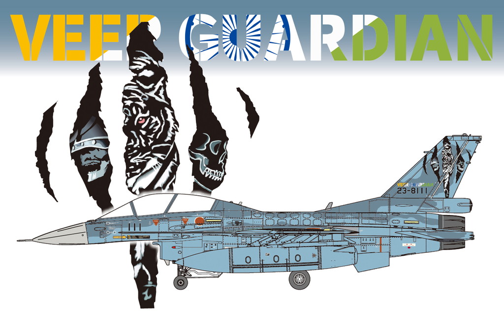 1/72　航空自衛隊 F-2B 戦闘機 “ヴィーア・ガーディアン23” - ウインドウを閉じる