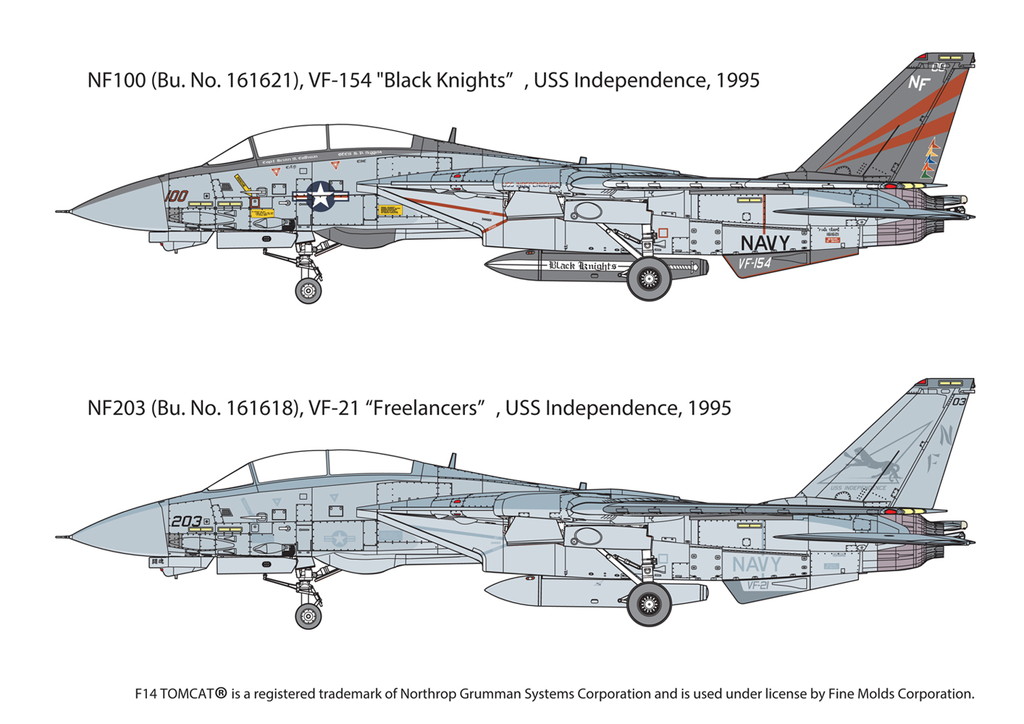 1/72　F-14AトムキャットTM “USS インディペンデンス 1995” - ウインドウを閉じる