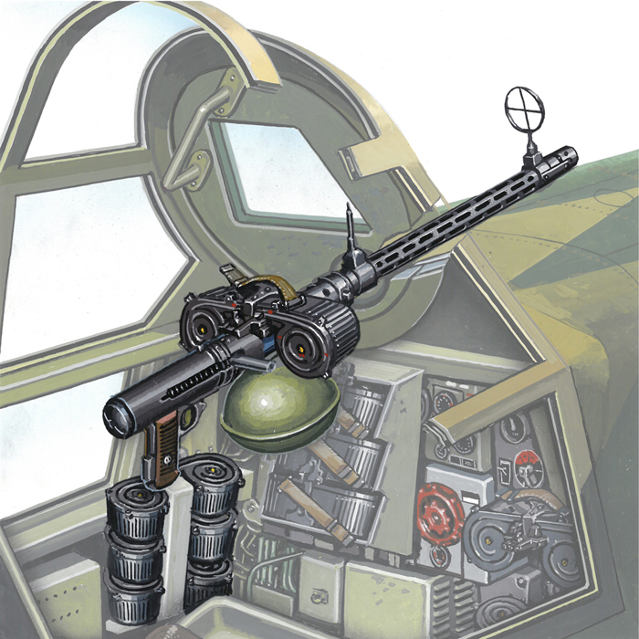 1/72 MG15 7.92mm旋回機銃 （海軍一式/陸軍九八式） - ウインドウを閉じる