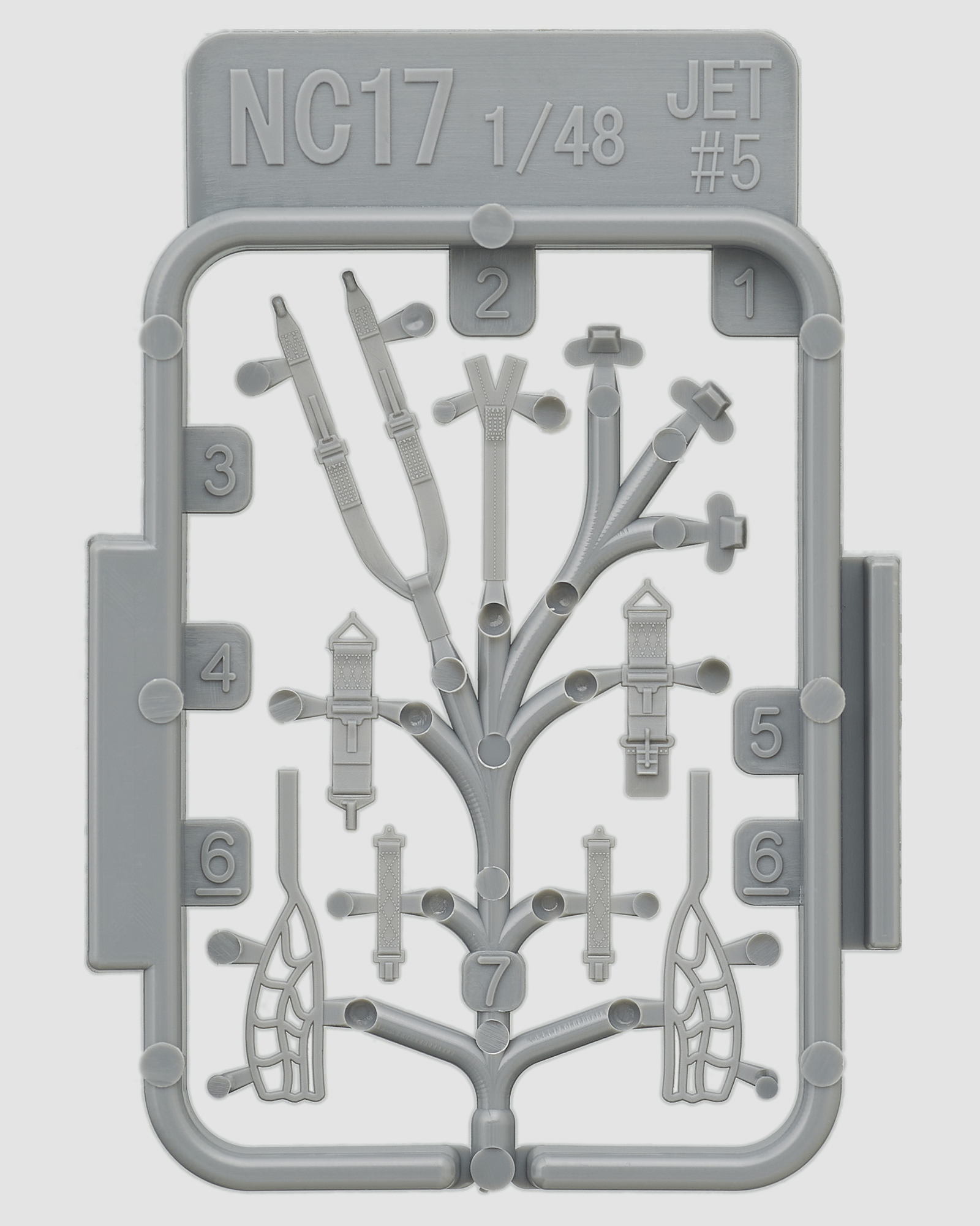 1/48スケール 現用機用シートベルト5 （アメリカ空軍・自衛隊 F-104ほか）