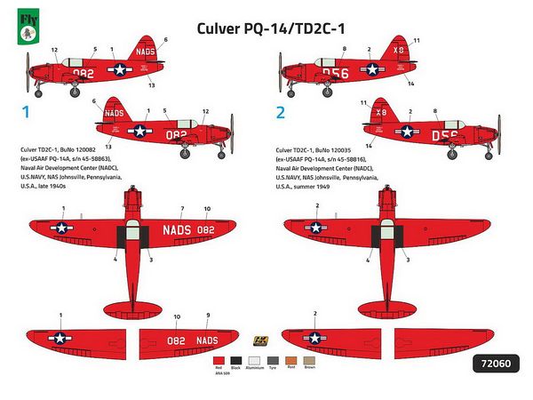 1/72 カルヴァー TD2C-1 "ターキー" 米海軍 ターゲットドローン