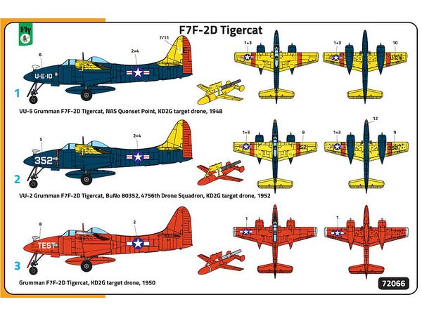 【予約する】　1/72 グラマン F7F-2D タイガーキャット - ウインドウを閉じる