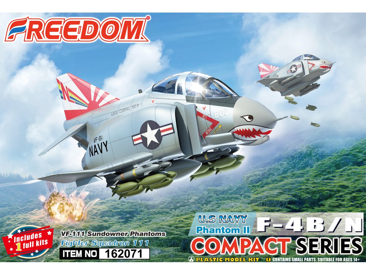 コンパクトシリーズ：F-4B/N ファントムⅡ VF-111サンダウナーズ