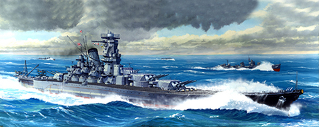 1/700　日本海軍戦艦 武蔵（昭和19年/捷一号作戦） - ウインドウを閉じる