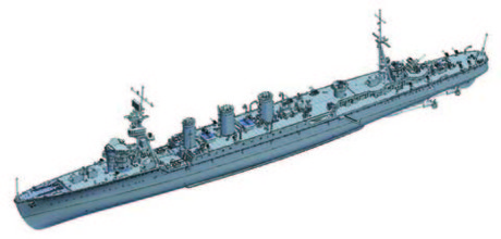 1/700 日本海軍軽巡洋艦 多摩 昭和19年/捷一号作戦