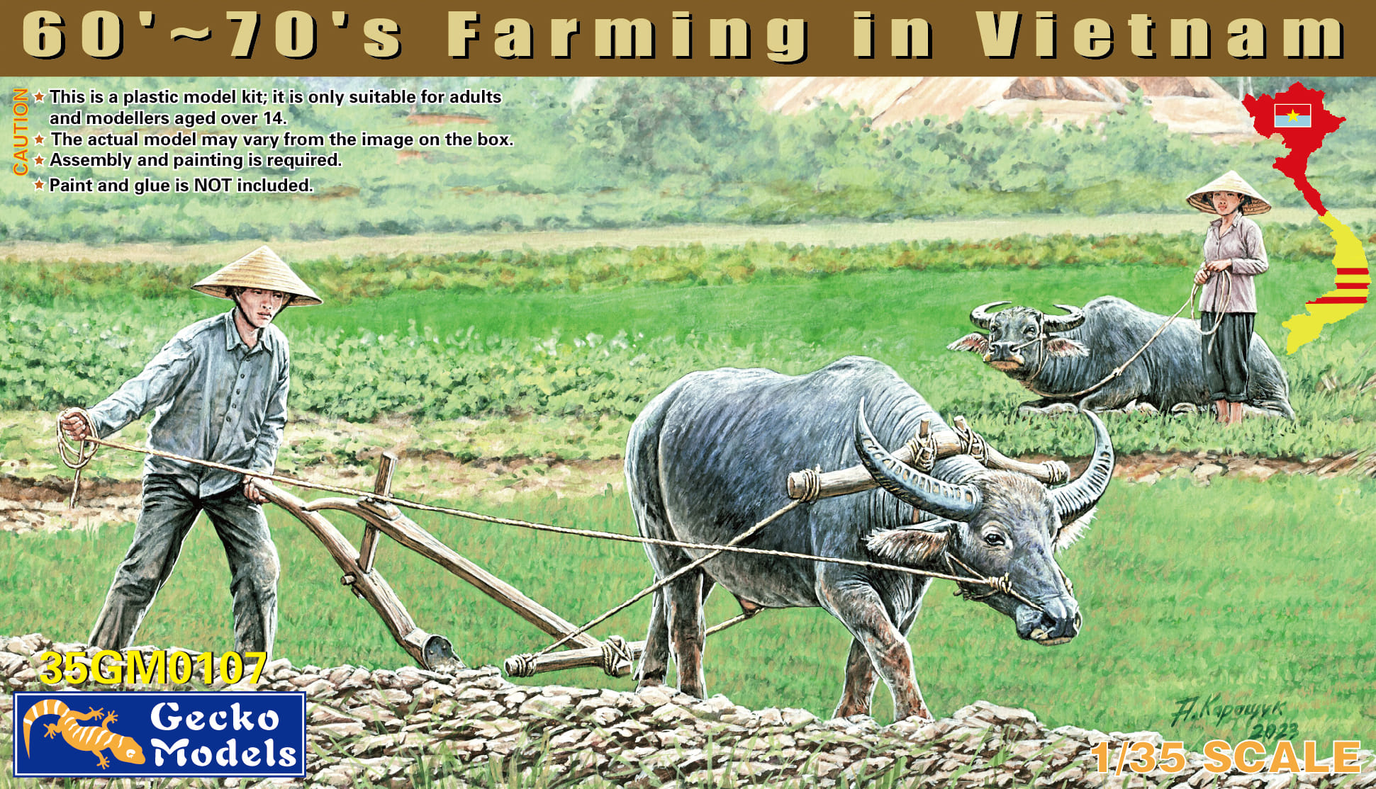 1/35 ベトナム 農業セット (1960年～1970年代)