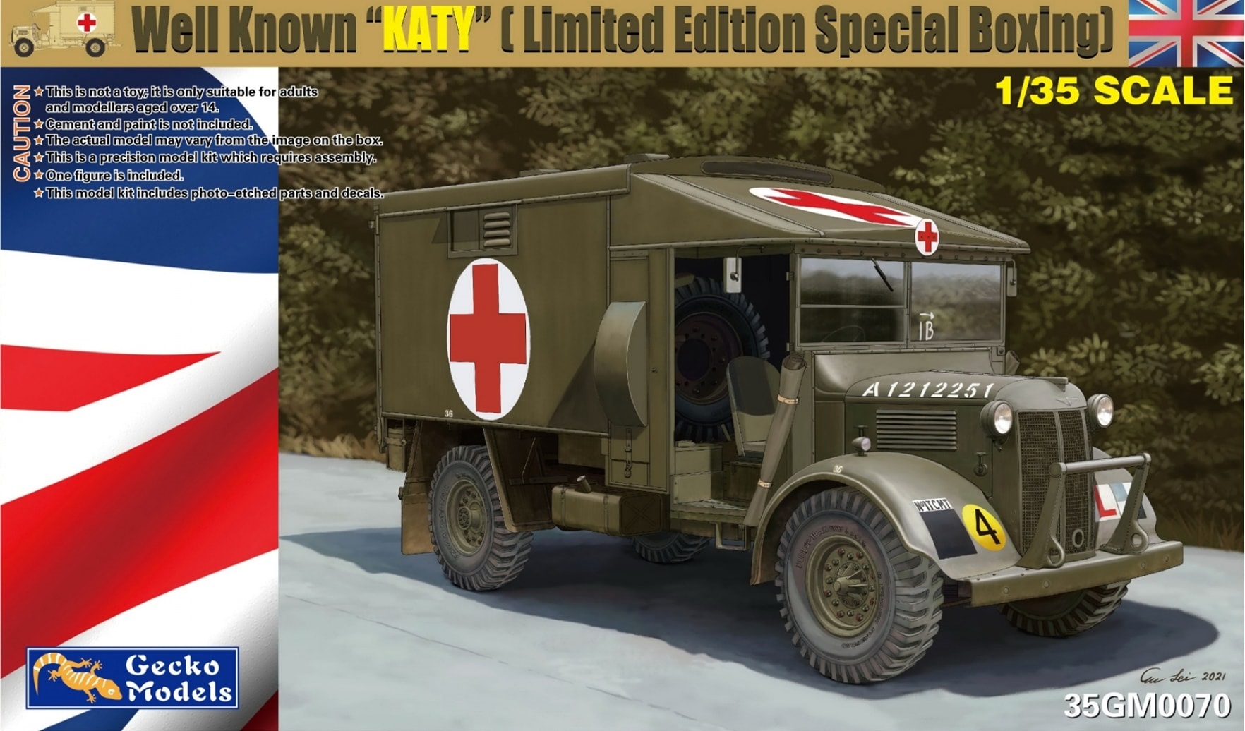 1/35 WW.Ⅱ K2/Y 軍用救急車 ｢ウェル・ノウン・ケイティ｣(限定特装版)