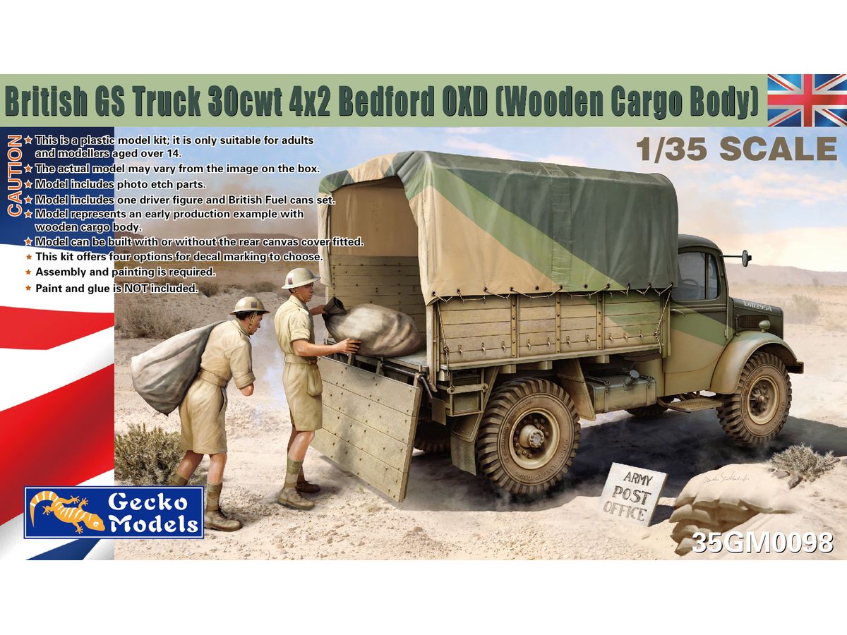 【予約する】　1/35 ベッドフォード OXD 30cwt 4x2 GS トラック (木製荷台タイプ)