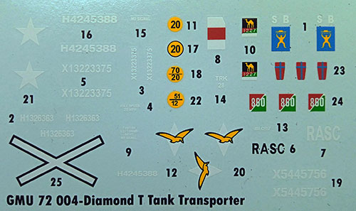 【予約する】　1/72　米・ダイヤモンドT981戦車運搬車&45tトレーラー