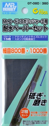 耐水ペーパーセット 細目800・1000番