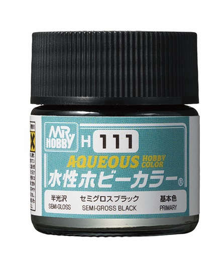 水性ホビーカラー　セミグロスブラック