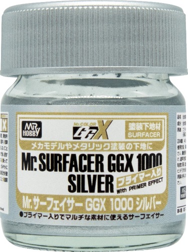 Mr.サーフェイサー GGX1000 シルバー (プライマー入り)