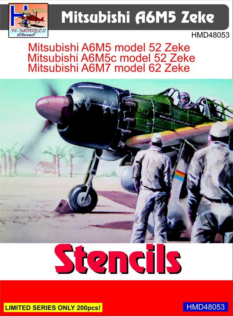 1/48　三菱A6M5 零式艦上戦闘機五二型 ステンシル（コーションマーク「ノルナ」等） - ウインドウを閉じる