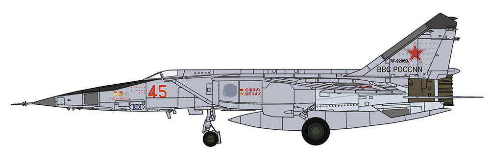 1/72　ミグ25RBT フォックスバット"ロシア空軍" - ウインドウを閉じる