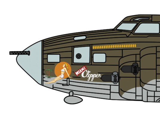 1/72　B-17F フライング フォートレス “マイアミ クリッパー”
