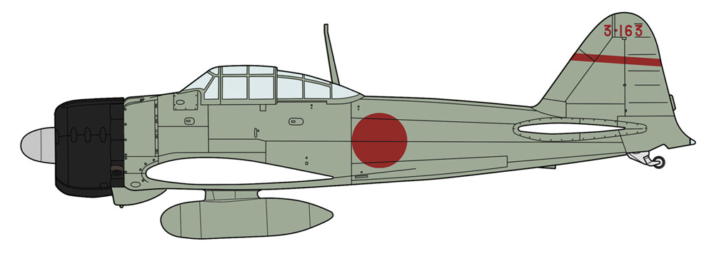 1/48　三菱 A6M2a 零式艦上戦闘機 11型 “第12航空隊” - ウインドウを閉じる